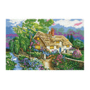 Village House - Stamped & Counted Cross Stitch Kits Handmade Home Decor DIY