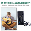 EQ-505R Acoustic Guitar Piezo Amplifier 3 Bands Equalizer Preamp Pickup Kit A