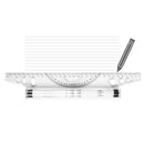 30cm Rolling Pusher Angle Parallel Ruler Angle Ruler Balance Drawing Scale A