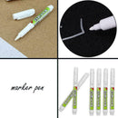 2 x Permanent Marker White Bulk Oil-Ink Marker Pens Stationery Supply Nice J6J8