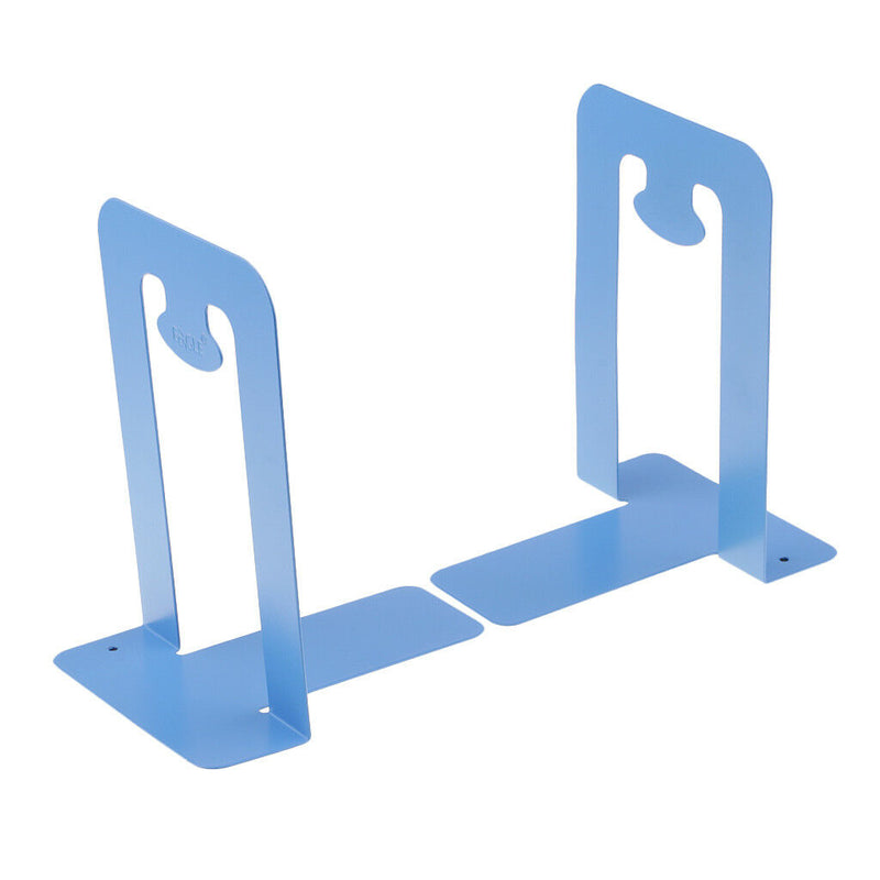 1 Set Metal Bookend Desk Book Organizer Home School Shelves for Books Holder