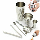 5Pcs 750ML Stainless Steel Cocktail Shaker Jigger Bar Drink Mixer Kit Tool