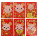 6pcs/Set Rat Year Red Envelope Chinese Tradition New year Red Envelope Gift FT