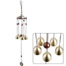 Outdoor Living Yard Garden 5 Bells Copper Decor Wind Chimes