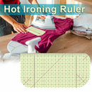 2Pcs Hot Ironing Ruler Fabric Measuring Tool Tailor Craft Sewing Ironing RuS Hn