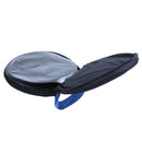 Zippered 20 Slots CD DVD VCD Wallet Holder Storage Case Organizer Blue