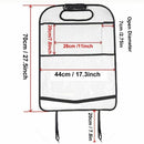 1X(Update Design! Environmental Thicken PVC Car Back Seat Protector Kick Ma