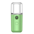 30ml USB Face Skin Steamer Nano Humidifier Cool Mist Moisturizing Sprayer Green