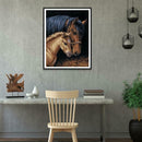 5D DIY Full Drill Diamond Painting Horse Embroidery Mosaic Craft Kit (w573)