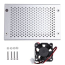 Aluminum Alloy Case with Cooling Fan Metal Enclosure Box for Raspberry Pi 4