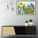 5D DIY Full Drill Diamond Painting Standing Bird Cross Stitch Mosaic (B346)