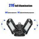 40W E26 E27 LED Deformable Garage Light AC85-265V High Ceiling Industrial Lamp