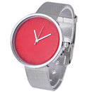 women fashion Digital dial metal quartz Wrist Watch Red Y8W9