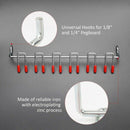 52Pcs Pegboard Hooks Assortment Home Storage Hooks System Peg Board Tool Ha