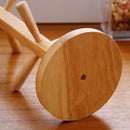 Wooden Cup Holder, Removable Coffee Mug Tree Rack Organizer with 6 Hooks Stand