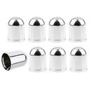 8pcs 50mm Chrome Car Trailer Tow Ball Bar Protector Cover Towing Hitch Cover