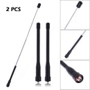 2Pcs/set SMA-Female 430Mhz UHF Telescopic Antenna for Baofeng UV-5R 3R 888s 777s