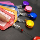 Bank Credit Card Holders PU Card ID  Holders Identity Badge Retractable ReMO