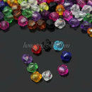 Fashion Charm Bicone Acrylic Beads Spacer 4mm Mixed Colors 200 Pcs Wholesale