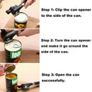 Professional Manual Tin Can Opener Safe Cut Lid Smooth Edge Side Stainless St Cy