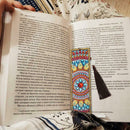 DIY Special Shaped Diamond Painting Creative Leather Tassel Bookmark Crafts Kit
