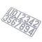 beehive plastic card number sign frame marking board beekeeping