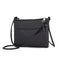 Fashion Women PU Patchwork Messenger Shoulder Bag Crossbody Small Bag(Black