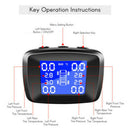 Car TPMS Wireless Tire Pressure Monitoring System LCD With 4 Externa lCA Sens Bj