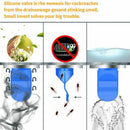 Drain Backflow Preventer 4 Pack, One Way Valve For Pipes Tubes In Toilet Ba