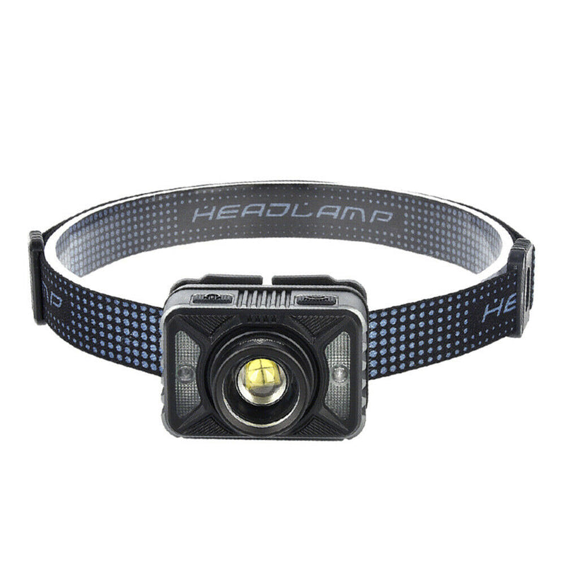 Waterproof XHP50 Zoom LED Headlight Fishing Torch Head Lamp for Outdoor Hiking