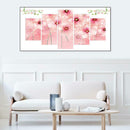 5pcs Flower 5D DIY Full Drill Diamond Painting Embroidery Mosaic Kits Wall Art