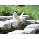 2 Pieces Realistic Standing Flying Doves with White Feathers Birds Animal