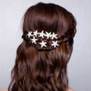 6pcs Girl Starfish Braid  Hairpin Headdress Wedding Party Hair Accessories ly