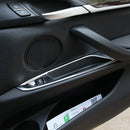 Chrome Door Window Button Panel Cover Trim Stickers For BMW X5 X6 F15 F16 2
