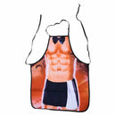 Novelty Sexy Funny Apron Whimsy Cooking BBQ Party Couples Gifts (Muscle man