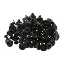 50pcs Nylon Bumper Push Fasteners Rivet Clips Expansion Screws Replacement Kit