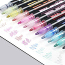 Double Line Outline Pens Cards Posters Greeting Card  Marker Art Craft Pen Gifts