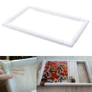 Embroidery Frame Plastic Quilting Frame Sewing Tools Handhold Rectangle Sha I1O2