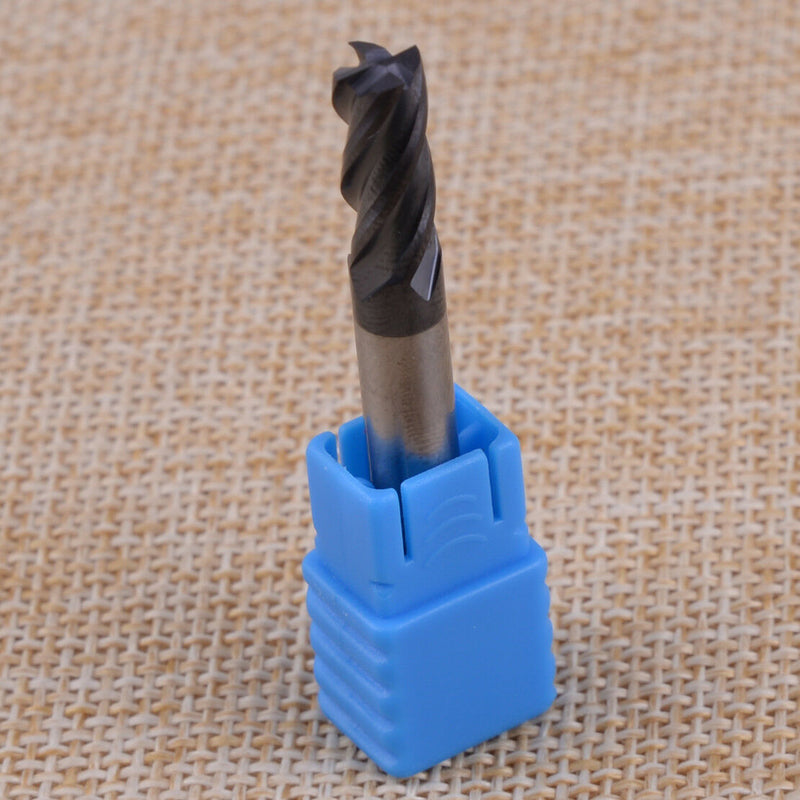 5pcs Tungsten steel Carbide End Mill 4 Flute 50MM Length Flat Bottom 6MM Shank