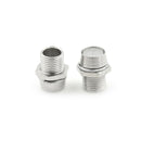 20pcs 5mm Round Chrome Metal LED Lamp Light Emitting Diode Bezel Holder Gw
