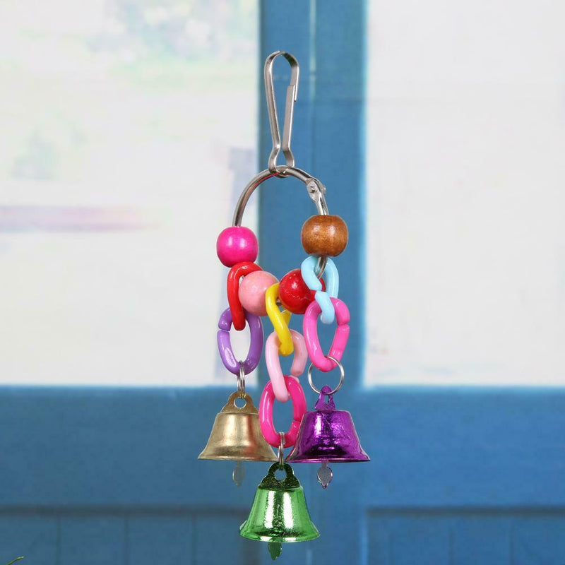 Parrot Bell Toys Hanging Toys Colorful Pet Bird Toys Parrots Bells