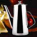 2L Stainless Steel Tea pot Coffee Kitchen Flip Lid Handle Teapot Jug