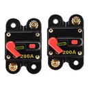 2x 200A AMP Circuit Breaker Fuse Reset 12-48V DC Car Boat Auto Waterproof