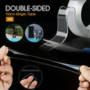 Double-Sided Nano Magic Tape Traceless Clear Adhesive Invisible Gel Anti-Slip