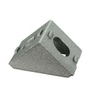 20pcs 20x20mm Gray Aluminum L Shaped Brace Corner Joint Right Angle Bracket