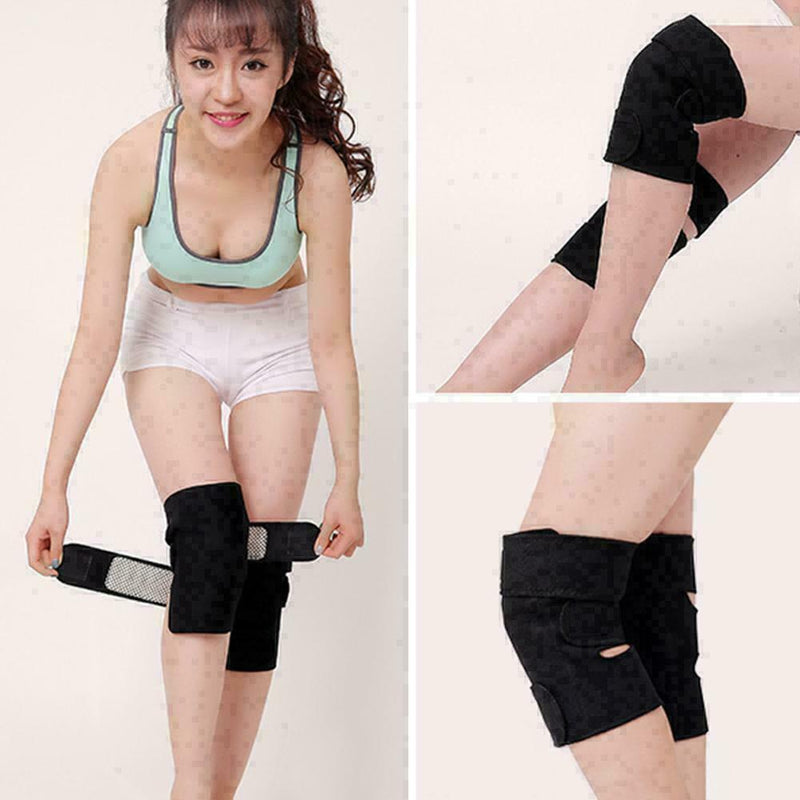 Self Heating Magnetic Knee Brace Pad Thermal Therapy Arthritis Protector D7 H3Y7