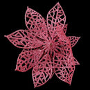 Decoration for Christmas Tree - elegant 13cm Sequin Flowers Suspended with