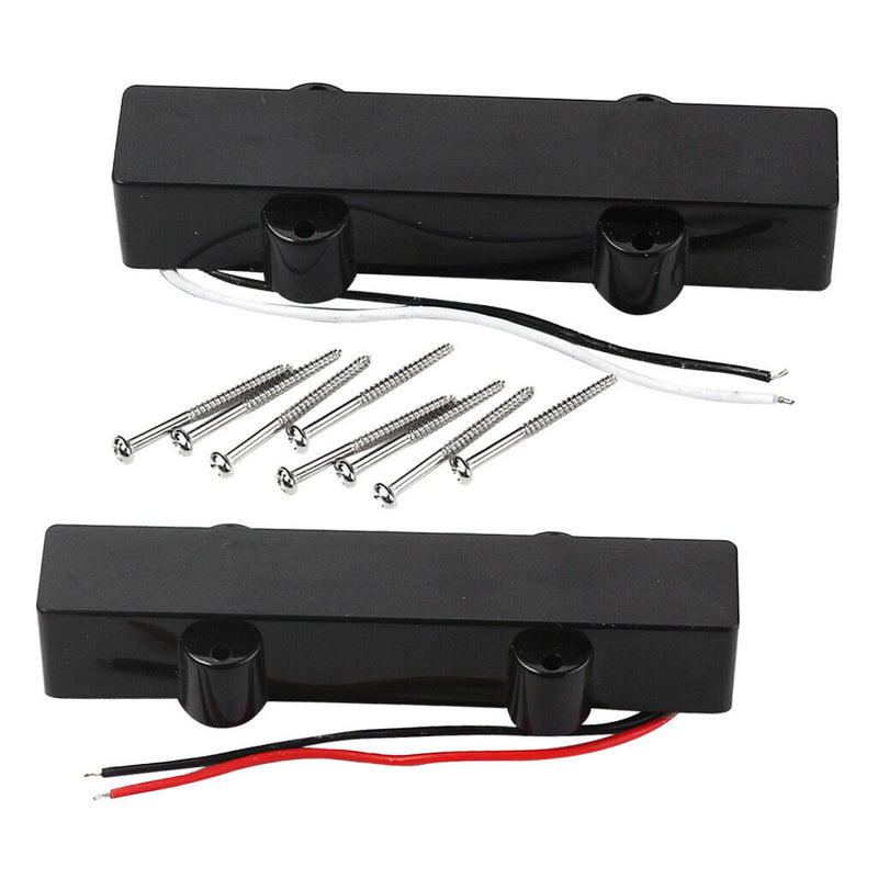 1 Set 5 Strings Electric Bass Pickup Neck Bridge, with Mounting Screws