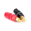 2pcs/set connector amplifier terminal binding post banana speaker plug jack   Gw