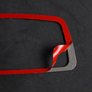Car Interior Carbon Fiber Headlight Switch Buttons Frame Cover Stickers Car